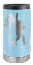 Load image into Gallery viewer, Squatch Flag Laser Engraved Slim Can Insulated Koosie
