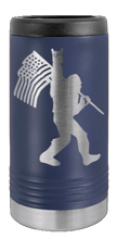 Load image into Gallery viewer, Squatch Flag Laser Engraved Slim Can Insulated Koosie
