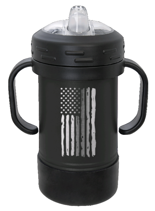 Distressed Flag Sippy Cup