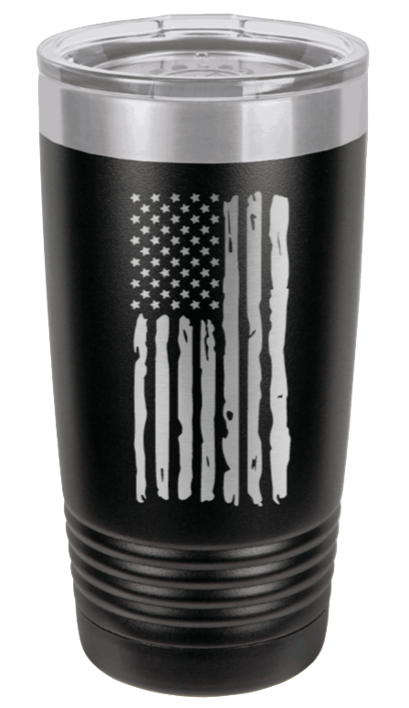 Distressed Flag - 20oz Tumbler