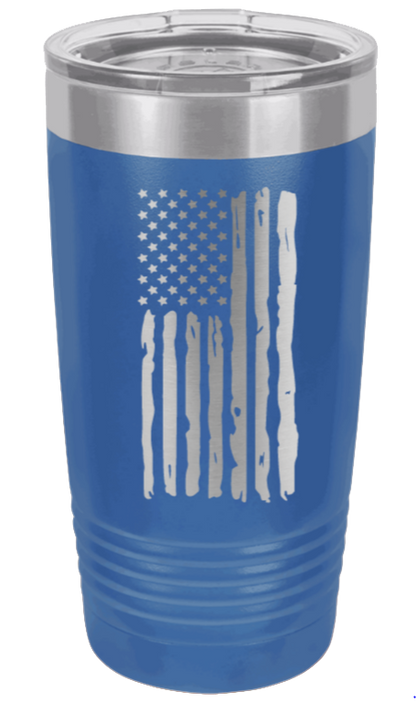 Distressed Flag - 20oz Tumbler