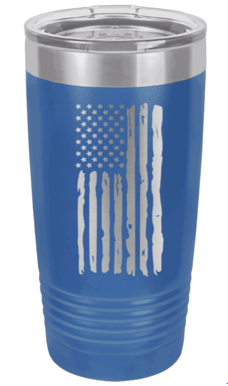 Distressed Flag - 20oz Tumbler