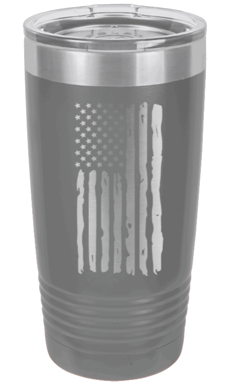 Distressed Flag - 20oz Tumbler