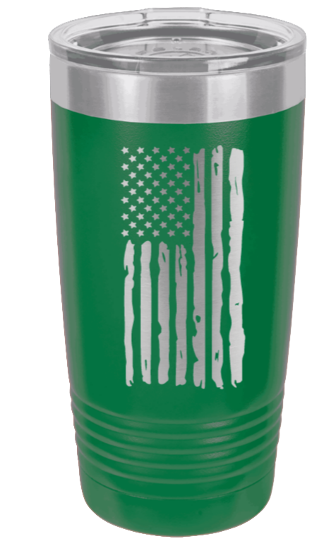 Distressed Flag - 20oz Tumbler