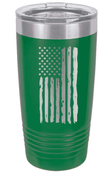 Distressed Flag - 20oz Tumbler