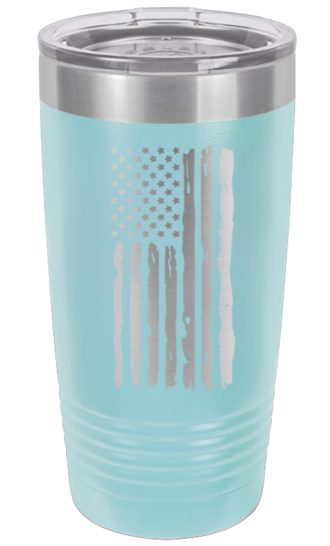 Distressed Flag - 20oz Tumbler