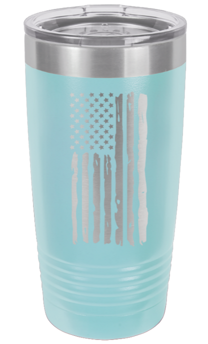 Distressed Flag - 20oz Tumbler