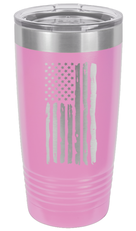 Distressed Flag - 20oz Tumbler