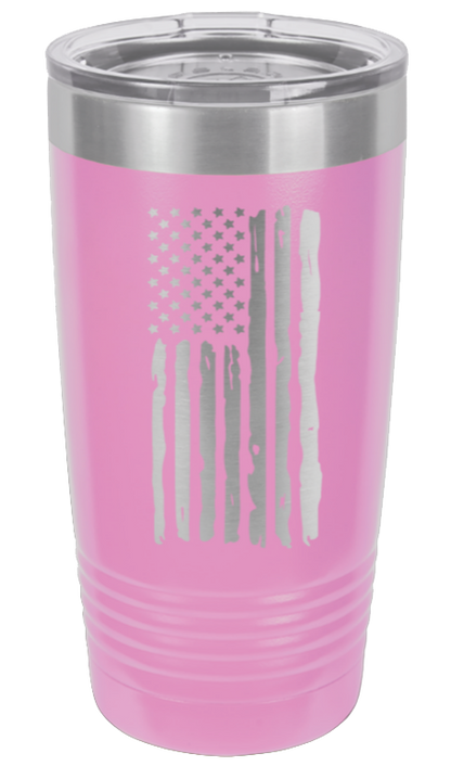 Distressed Flag - 20oz Tumbler