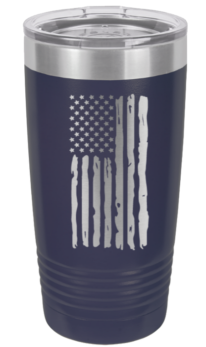 Distressed Flag - 20oz Tumbler