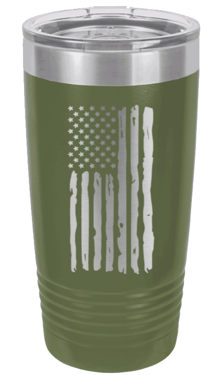 Distressed Flag - 20oz Tumbler