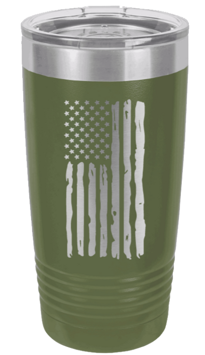 Distressed Flag - 20oz Tumbler