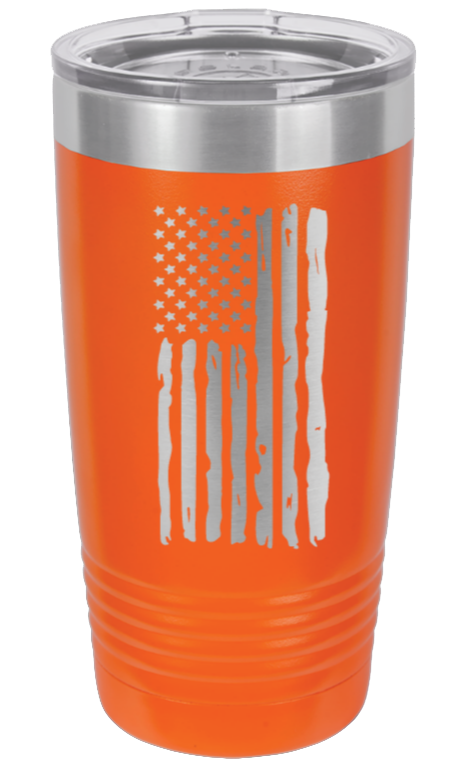 Distressed Flag - 20oz Tumbler