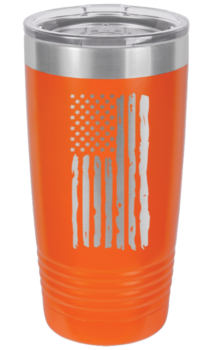 Distressed Flag - 20oz Tumbler