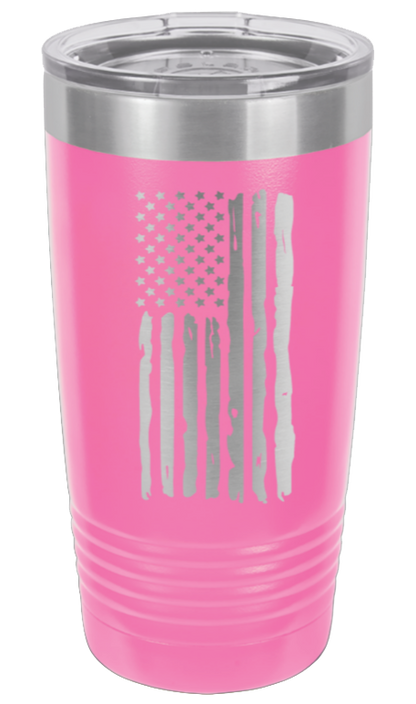 Distressed Flag - 20oz Tumbler
