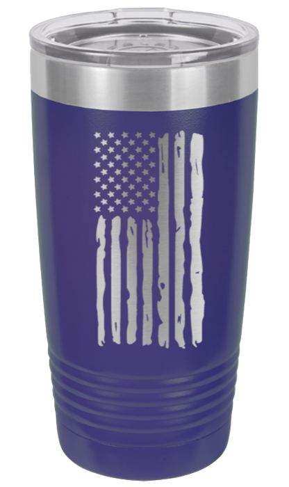 Distressed Flag - 20oz Tumbler