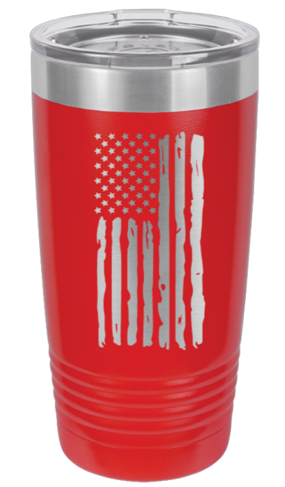 Distressed Flag - 20oz Tumbler