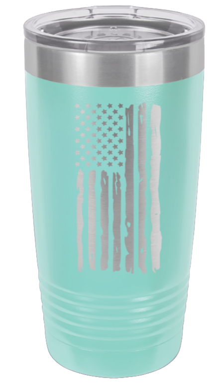 Distressed Flag - 20oz Tumbler