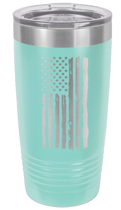 Distressed Flag - 20oz Tumbler