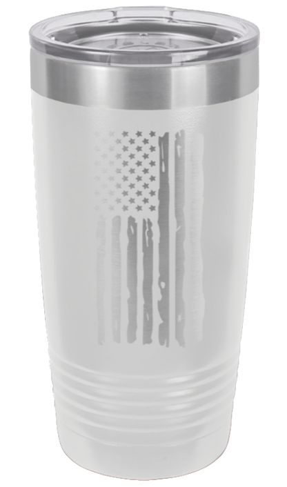 Distressed Flag - 20oz Tumbler