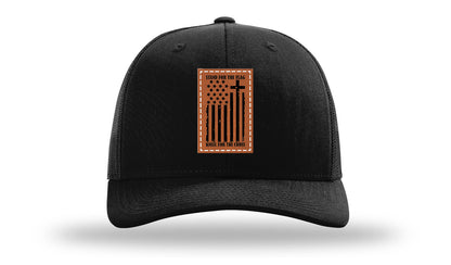Stand For The Flag Leather Patch Richardson 112 Hat
