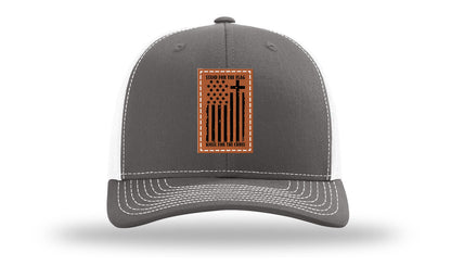 Stand For The Flag Leather Patch Richardson 112 Hat