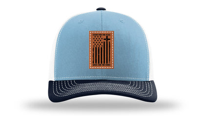 Stand For The Flag Leather Patch Richardson 112 Hat