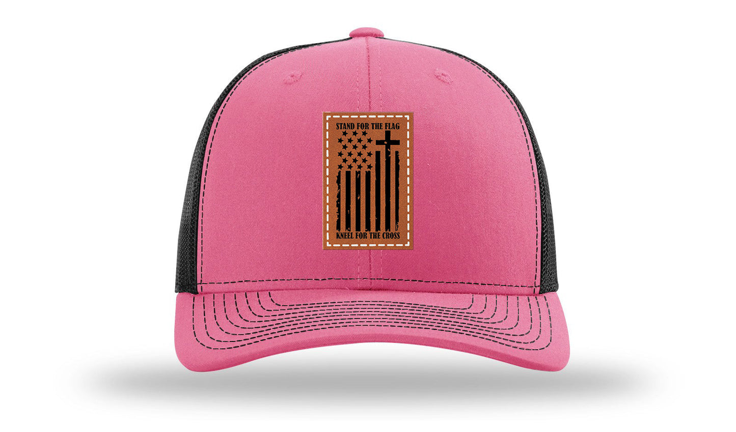 Stand For The Flag Leather Patch Richardson 112 Hat