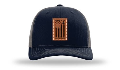 Stand For The Flag Leather Patch Richardson 112 Hat