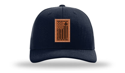 Stand For The Flag Leather Patch Richardson 112 Hat