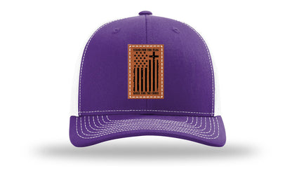 Stand For The Flag Leather Patch Richardson 112 Hat