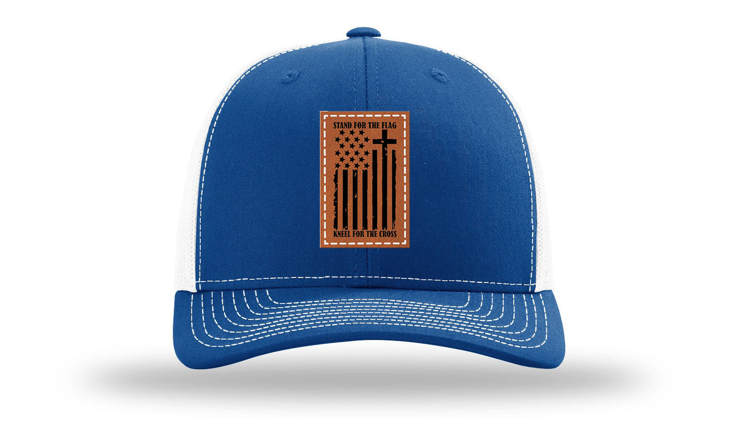 Stand For The Flag Leather Patch Richardson 112 Hat