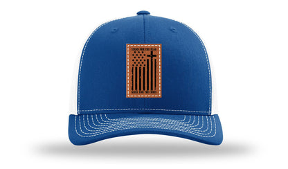 Stand For The Flag Leather Patch Richardson 112 Hat