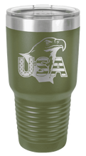 Load image into Gallery viewer, USA Eagle Laser Engraved Tumbler (Etched)
