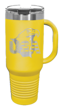 Load image into Gallery viewer, USA Eagle 40oz Handle Mug Laser Engraved
