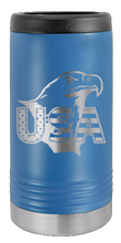 Load image into Gallery viewer, USA Eagle Laser Engraved Slim Can Insulated Koosie
