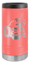 Load image into Gallery viewer, USA Eagle Laser Engraved Slim Can Insulated Koosie
