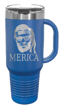 Load image into Gallery viewer, Abe Merica 40oz Handle Mug Laser Engraved
