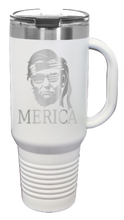 Load image into Gallery viewer, Abe Merica 40oz Handle Mug Laser Engraved
