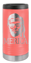 Load image into Gallery viewer, Abe Merica Laser Engraved Slim Can Insulated Koosie
