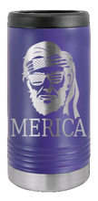 Load image into Gallery viewer, Abe Merica Laser Engraved Slim Can Insulated Koosie
