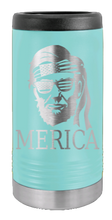 Load image into Gallery viewer, Abe Merica Laser Engraved Slim Can Insulated Koosie
