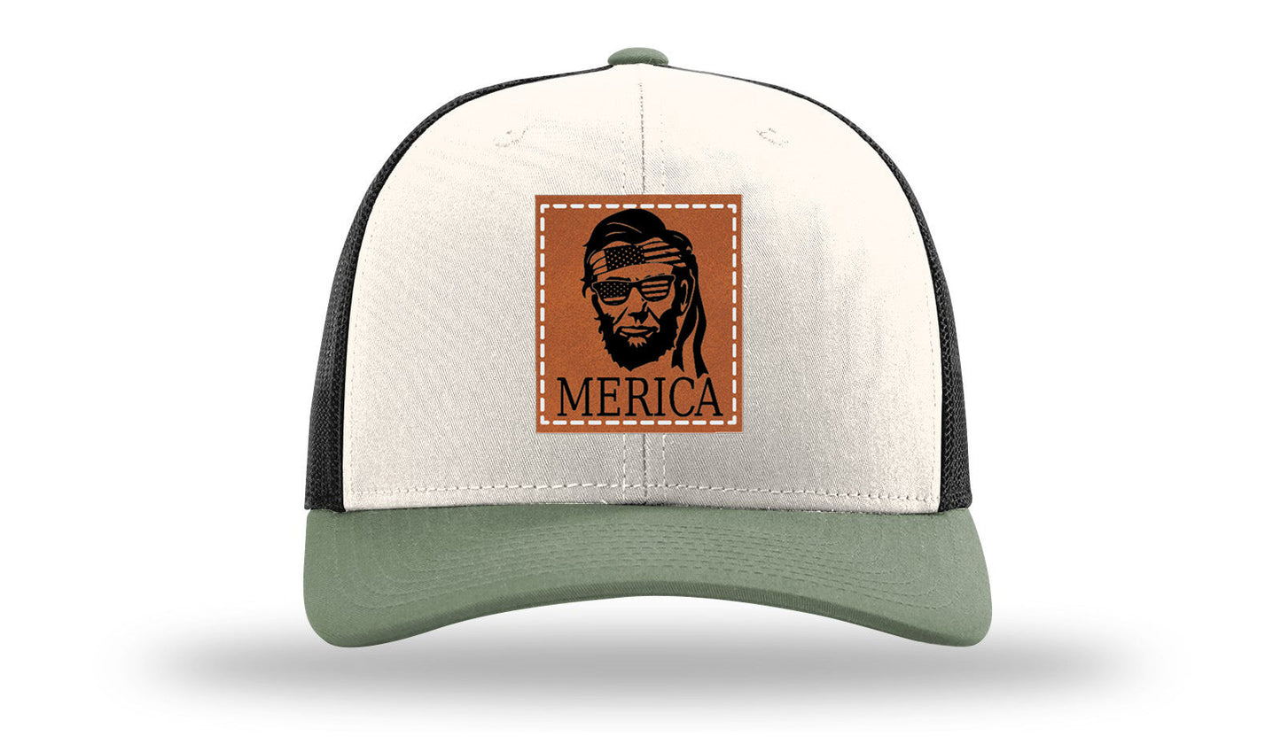 Abe Merica Leather Patch Richardson 112 Hat