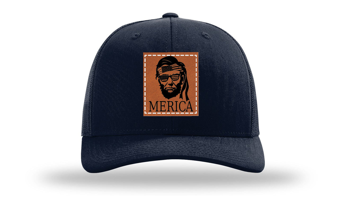 Abe Merica Leather Patch Richardson 112 Hat