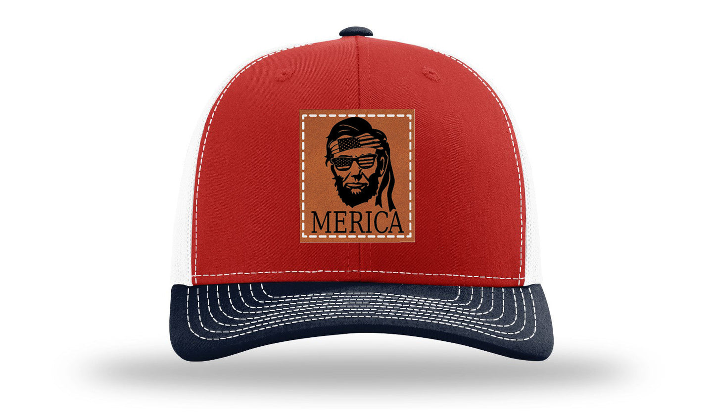 Abe Merica Leather Patch Richardson 112 Hat