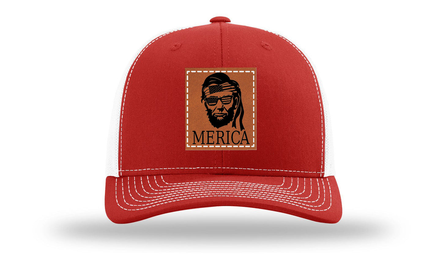 Abe Merica Leather Patch Richardson 112 Hat