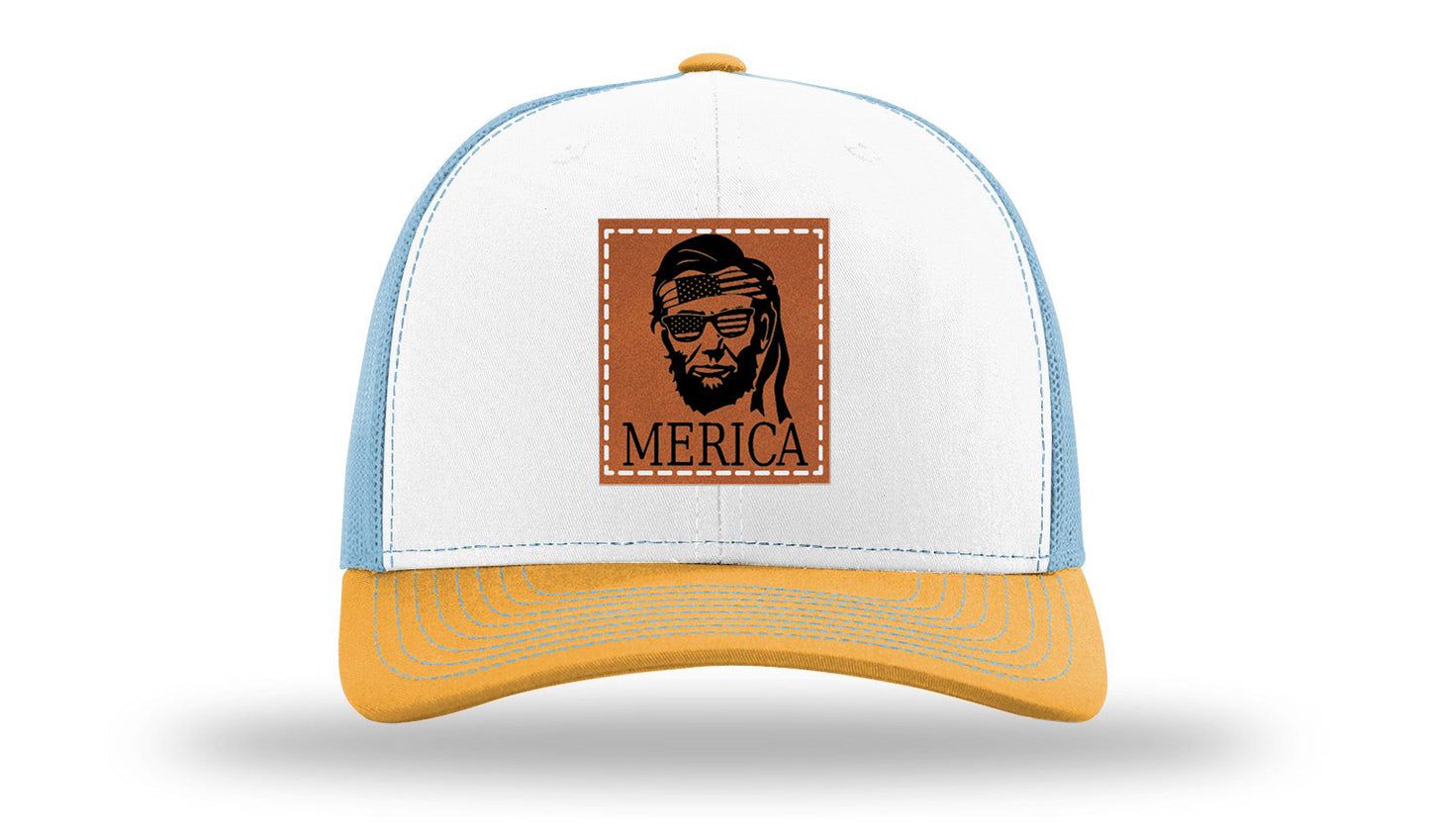 Abe Merica Leather Patch Richardson 112 Hat