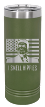 Load image into Gallery viewer, I Smell Hippies Laser Engraved Skinny Tumbler (Etched)
