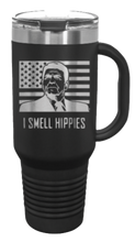 Load image into Gallery viewer, I Smell Hippies 40oz Handle Mug Laser Engraved
