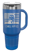 Load image into Gallery viewer, I Smell Hippies 40oz Handle Mug Laser Engraved
